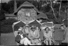 Mum + 2 in Deck Chairs Small