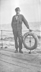 Uncle on HMS Amazon
